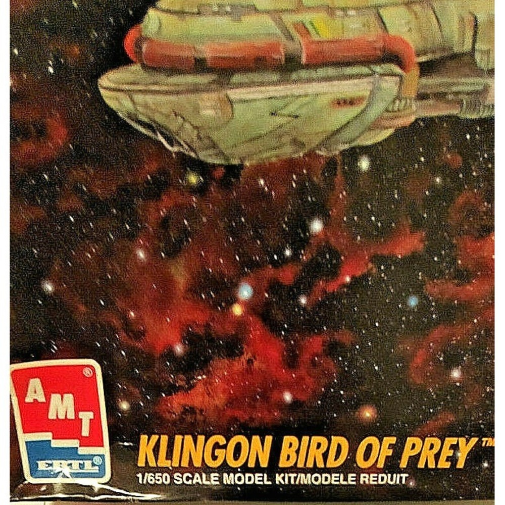 Star Trek Generations Klingon Bird of Prey Model Kit Toy 1995 ERTL Spaceship - Picture 2 of 6